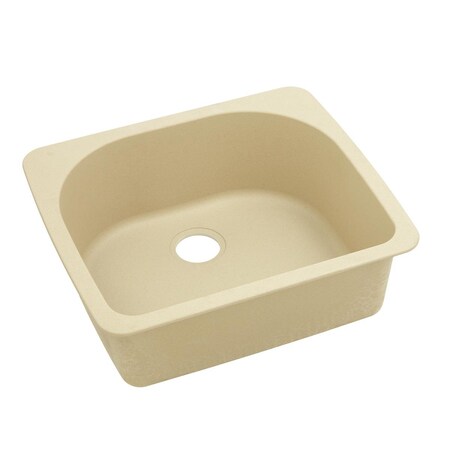 Elkay Quartz Classic 25 X 22 X 8-1/2 Single Bowl Top Mount Sink Sand ELGS2522SD0